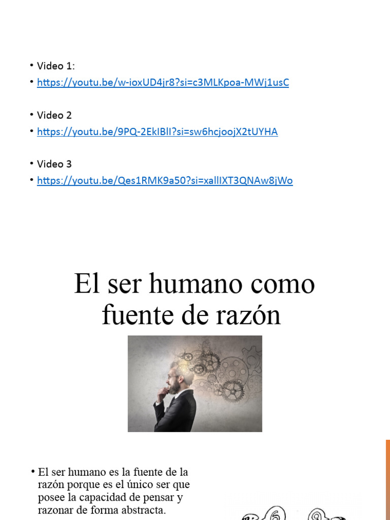 El ser humano y su capacidad de razón | PDF | Razón | Pensamiento