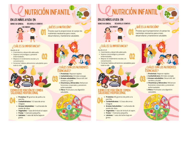 Folleto NUTRICIÓN INFANTIL | PDF