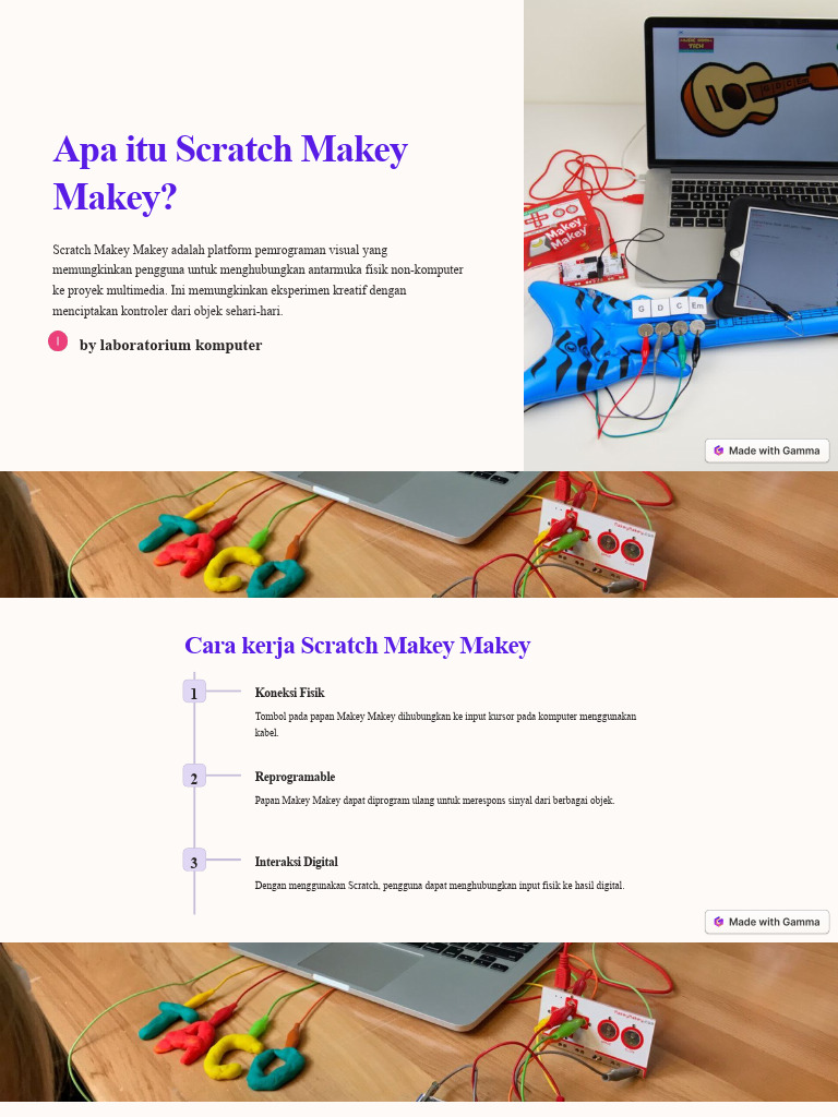 Proyek Kreatif dengan Makey Makey dan Scratch | PDF | Seni | Komputer