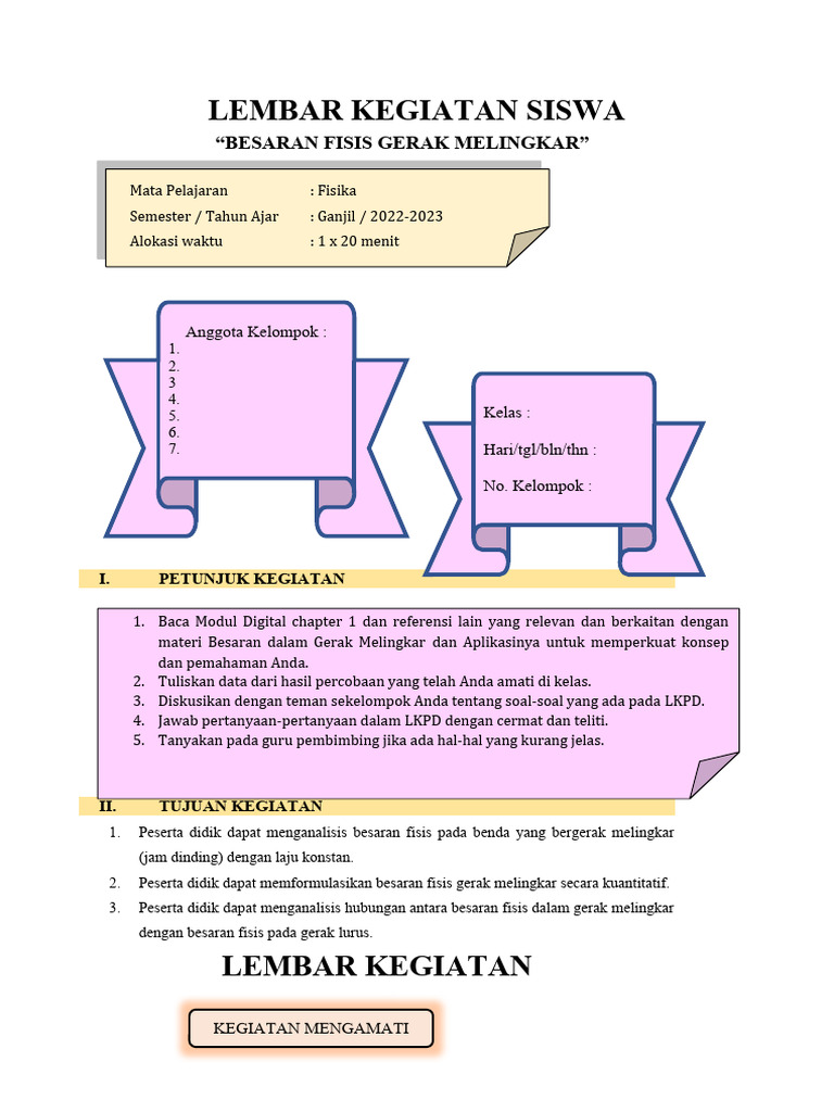 LKS GMB Kelas X | PDF