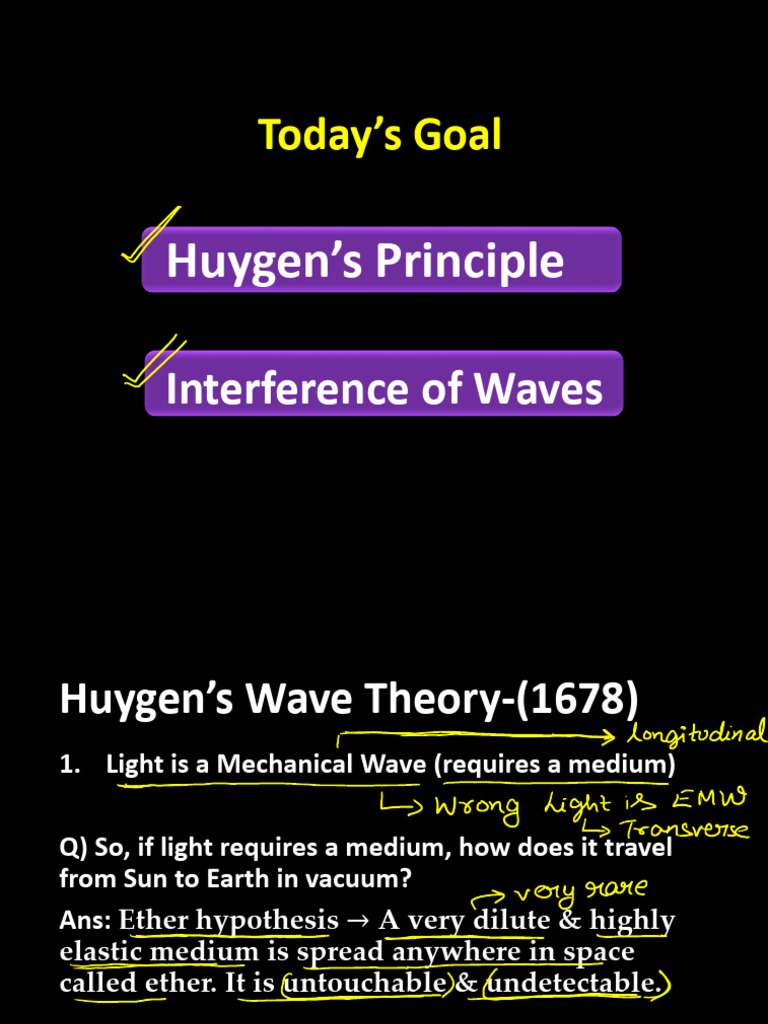 Wave Optics Lect 01 Notes | PDF | Diffraction | Polarization (Waves)