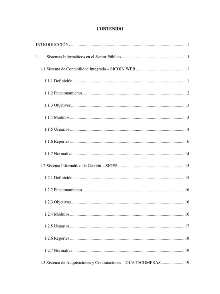 Sistemas Informáticos en el Sector Público | PDF | Presupuesto ...