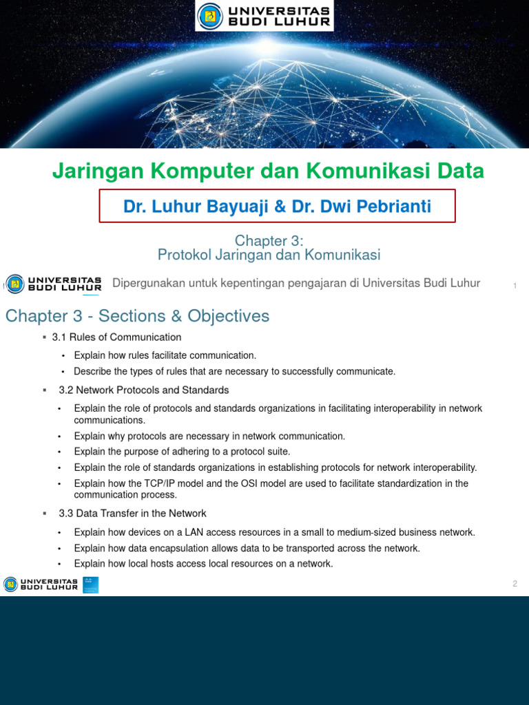 Protokol Jaringan Komputer dan Standar | PDF | Internet Protocol Suite ...