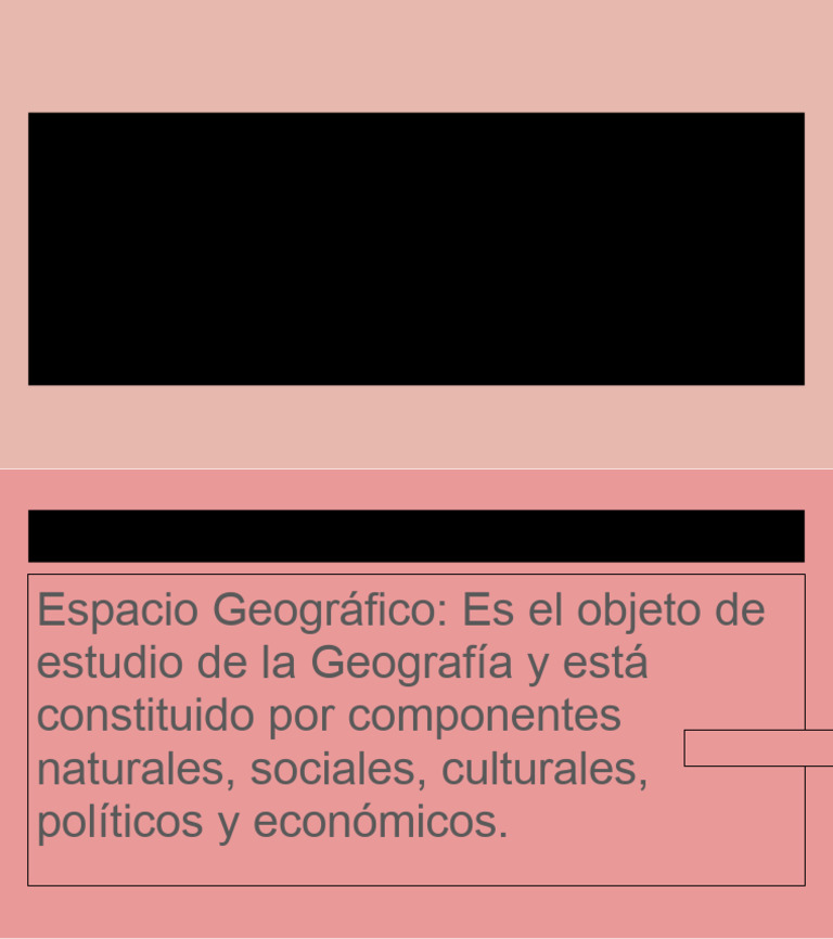 Definici n Geograf a Y Espacio Geogr fico PDF