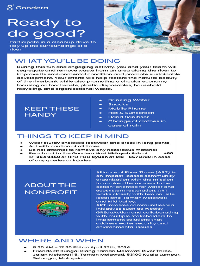 River Cleanup Drive Participation Guide | PDF | Environment | Nature