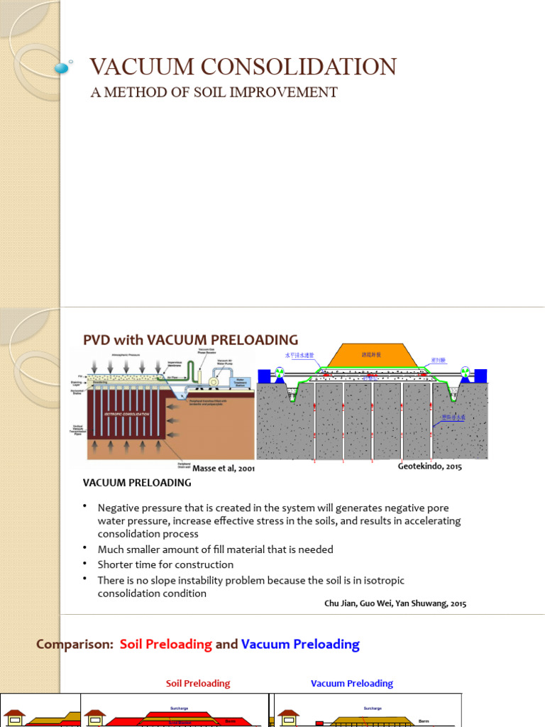 Vacuum Consolidation Method Overview | PDF | Vacuum | Pressure Measurement
