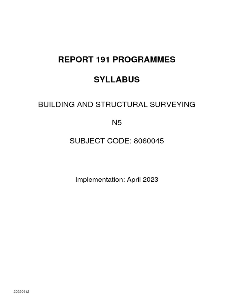 BUILDING AND STRUCTURAL SURVEYING N6 STUDY GUIDE PDF visual data 6
