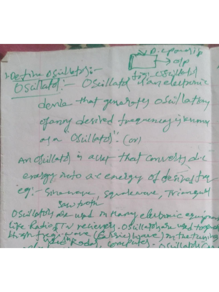 Oscillators Pdf