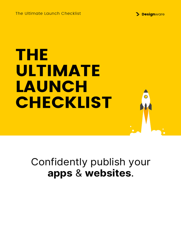 Designware Ultimate Launch Checklist | PDF | Search Engine Optimization ...