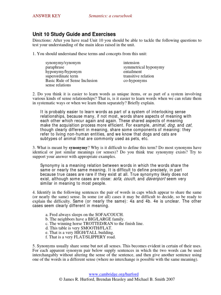 Enhancing Sentence Clarity in Semantics | PDF | Grammar | Lexical Semantics