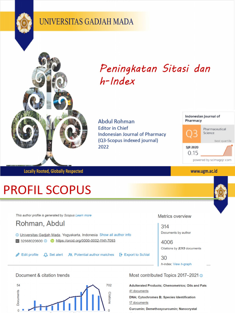 Abdul Rohman-Meningkatkan Sitasi Dan H-Index | PDF