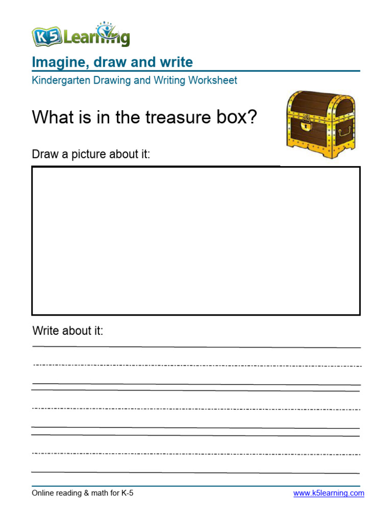 Kindergarten Draw Write Worksheet 7 | PDF
