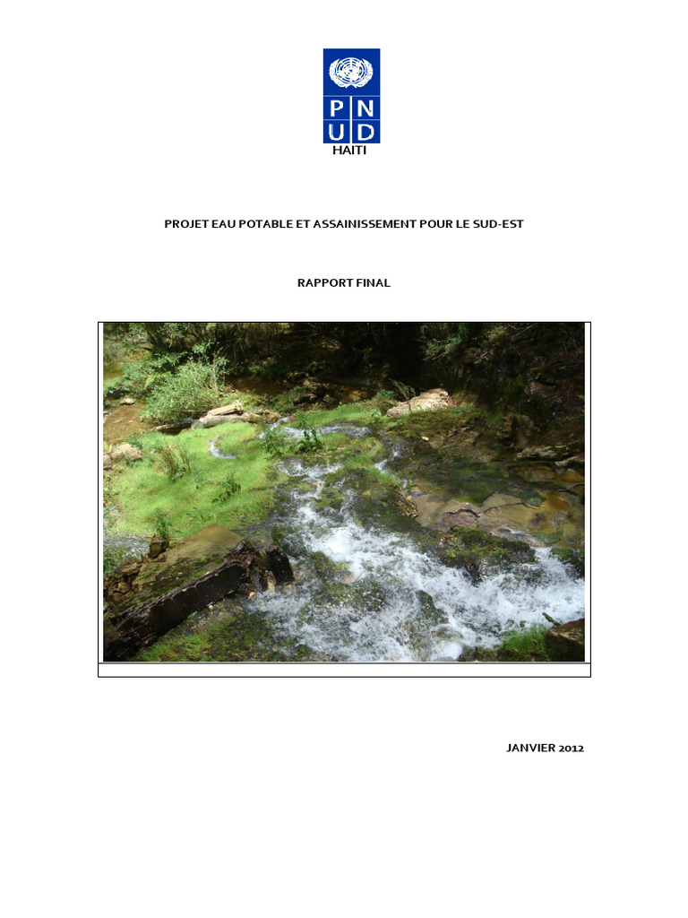 Awd41820 Rapport Final Epa | PDF | Assainissement | Eau