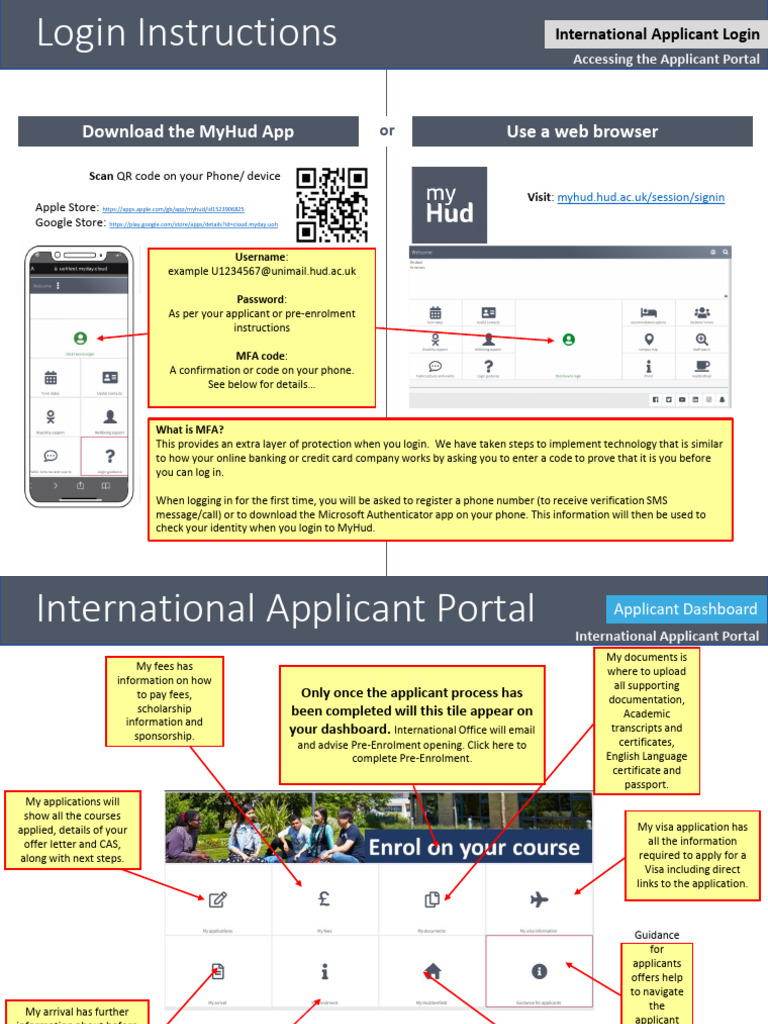 International Applicant Portal Login Guide | PDF | Cost Of Living | Login