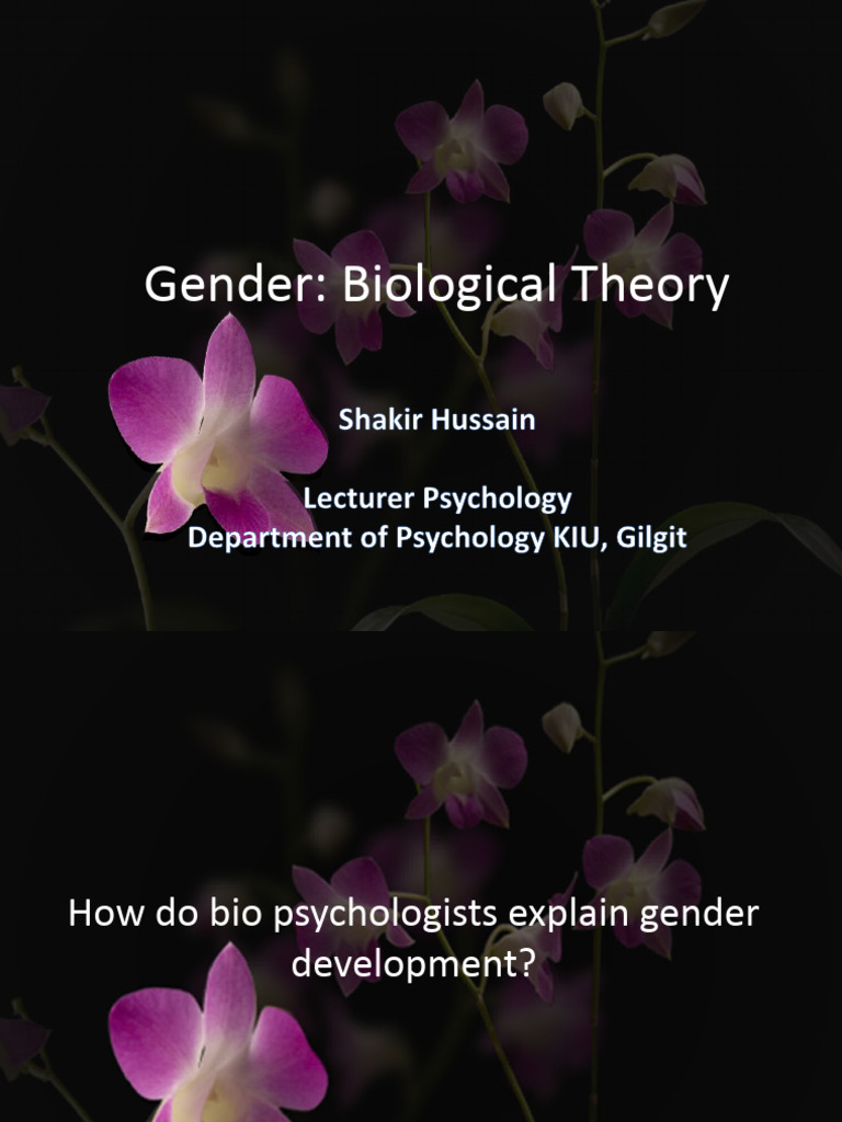 Gender Studies Biological Theories 1 | PDF | Luteinizing Hormone | Androgen