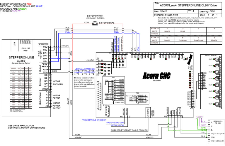 S15033 R2 Acorn Rev4 Stepperonline Cl86y Drive Pdf Electronic