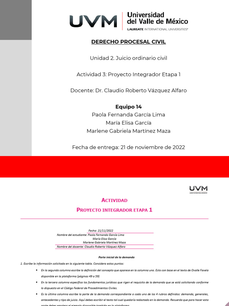 Derecho Procesal Civil | PDF | Demanda judicial | Ley procesal