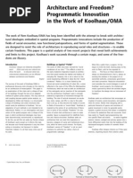 Dovey & Scott - Architecture and Freedom