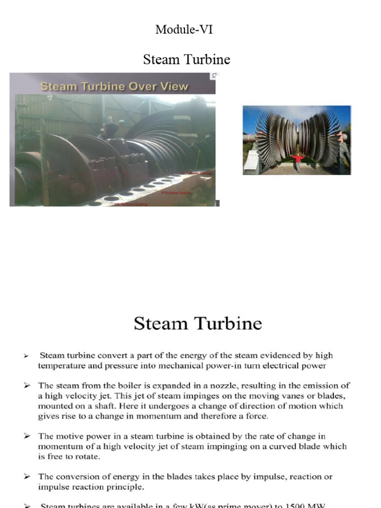 Steam Turbine Pdf