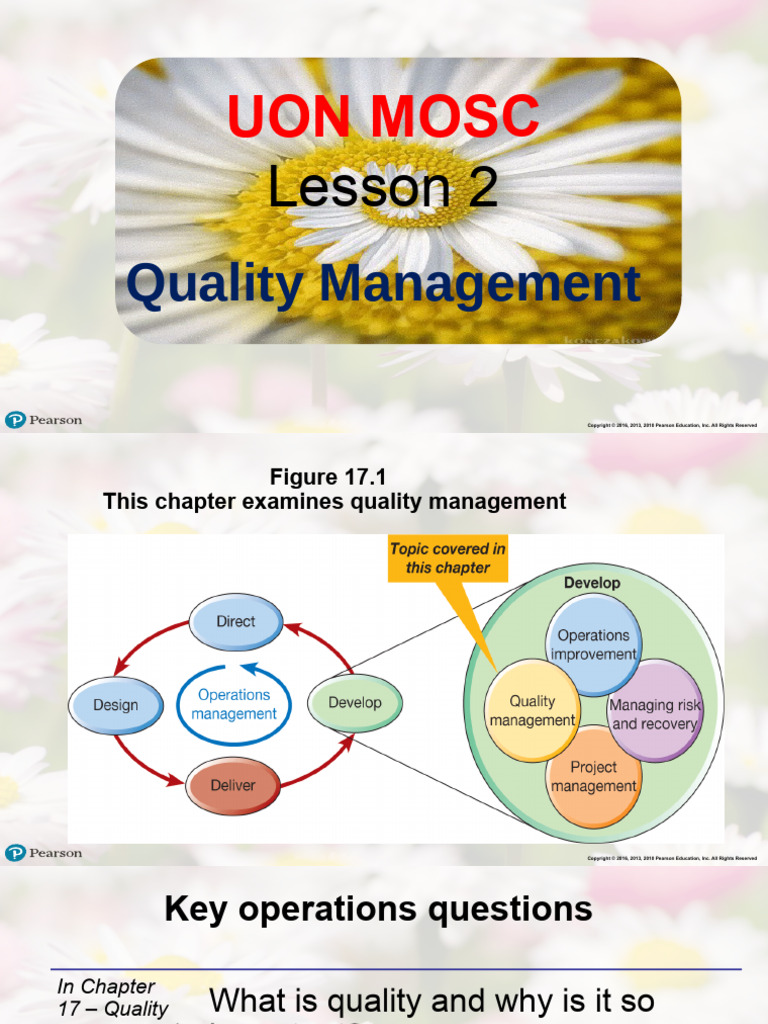 Topic 2 Quality Management & SPC - 070723 | PDF | Specification ...