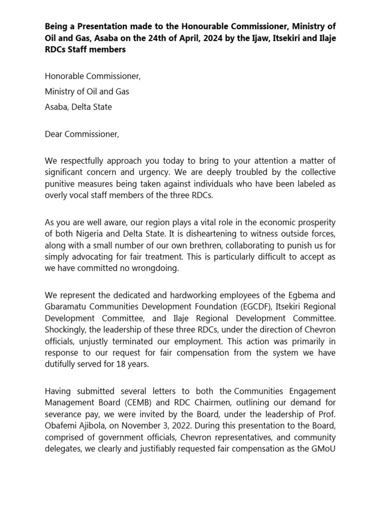 Presentation To Honourable Commissioner-3 | PDF | Law