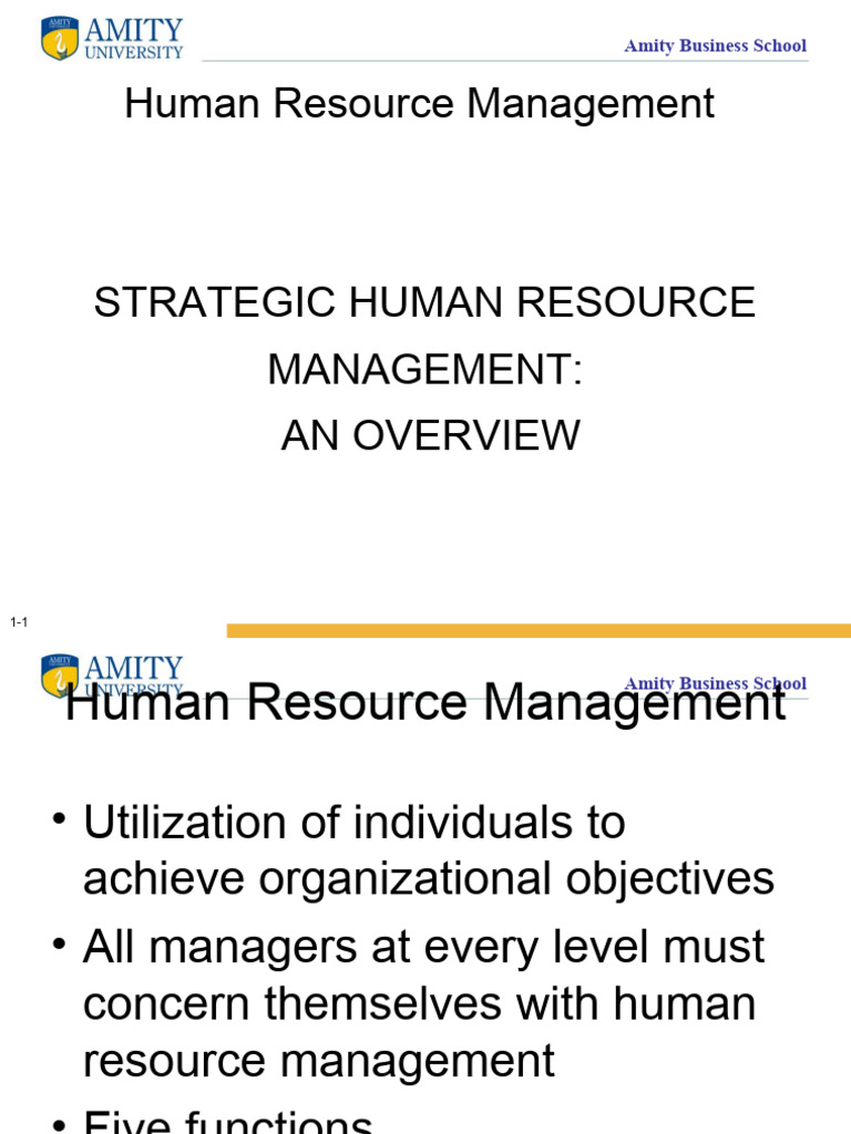 From HRM To SHRM | PDF | Human Resource Management | Business