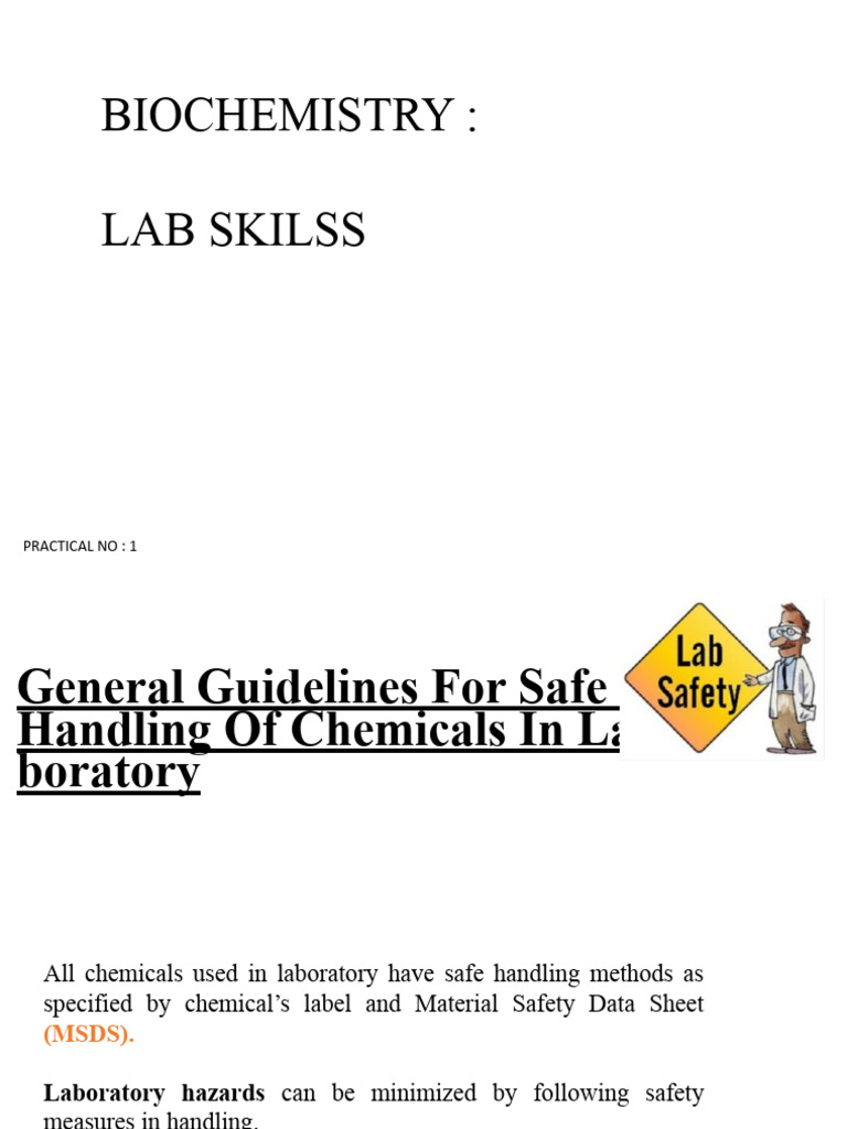 Biochemistry Skills | PDF | Density | Chemical Compounds