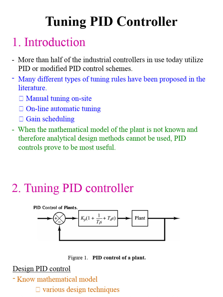 Chapter 6b Pid - Controller | PDF | Control Theory | Applied Mathematics