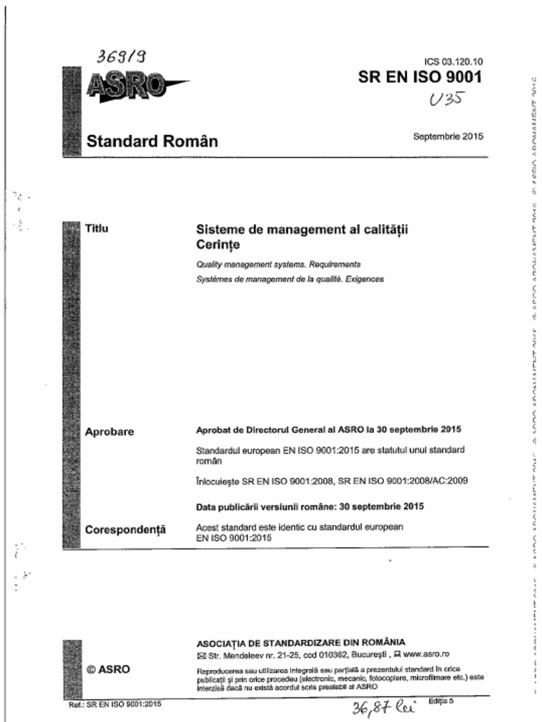 Iso 9001 | PDF