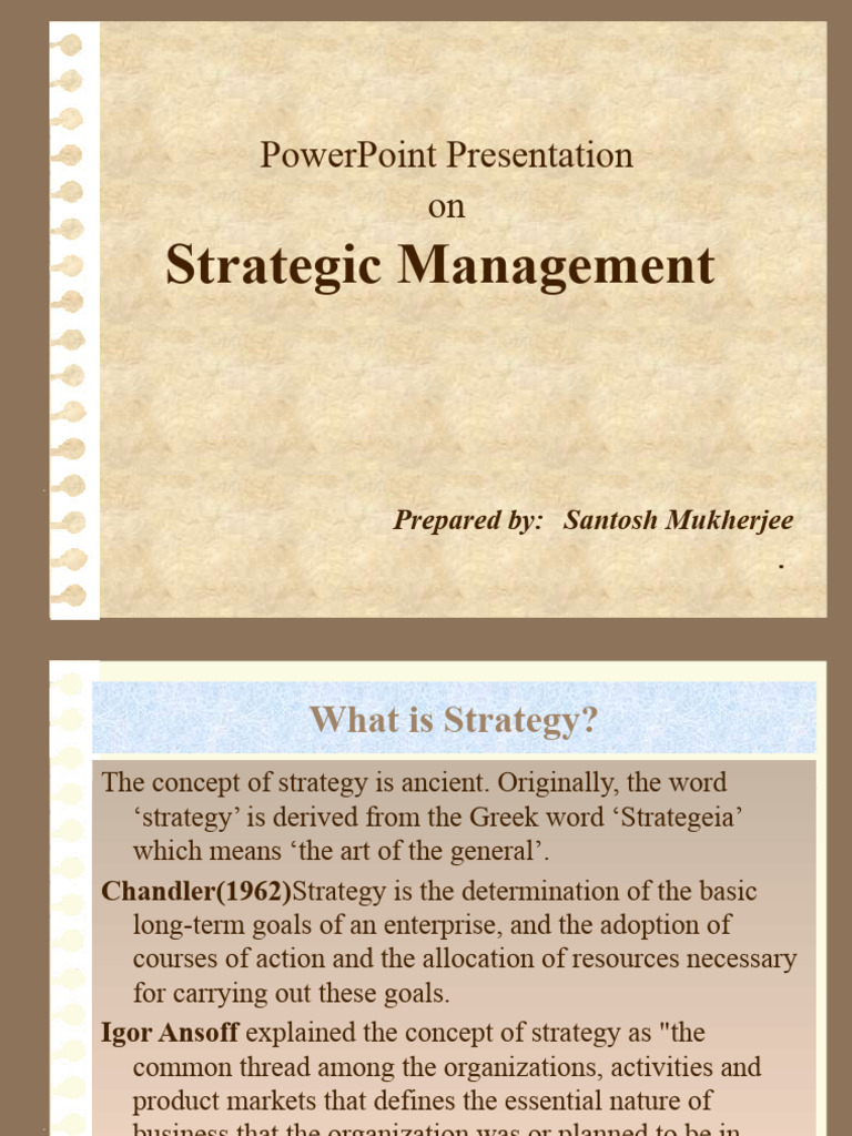 Competitive Analysis in Strategic Management | PDF | Strategic ...