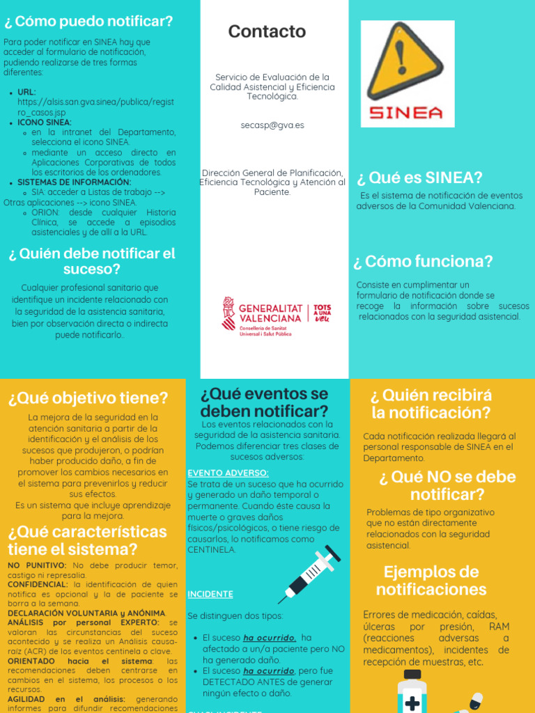 Notificación de Incidentes en SINEA | PDF