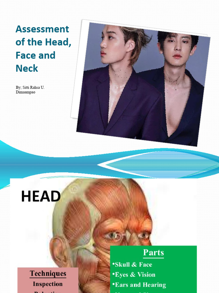 Head, Face, and Neck Assessment Guide | PDF | Neck | Human Head And Neck