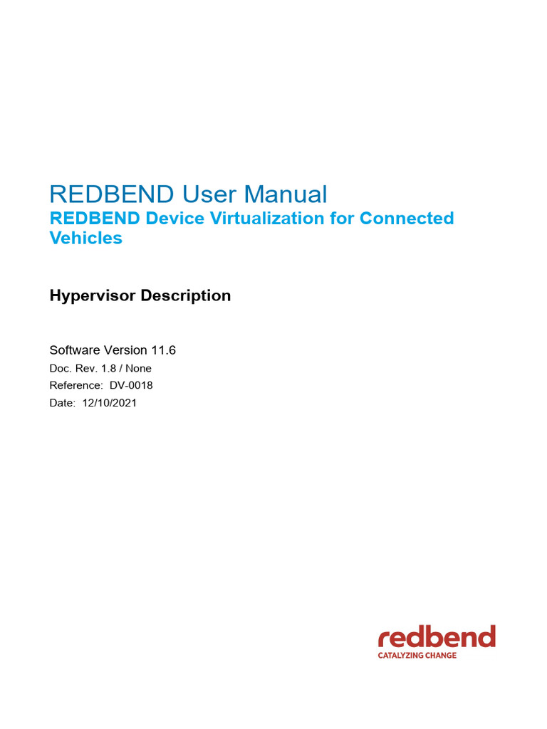 Hypervisor Overview Application Note Hypervisor Description ALL REV 0. ...