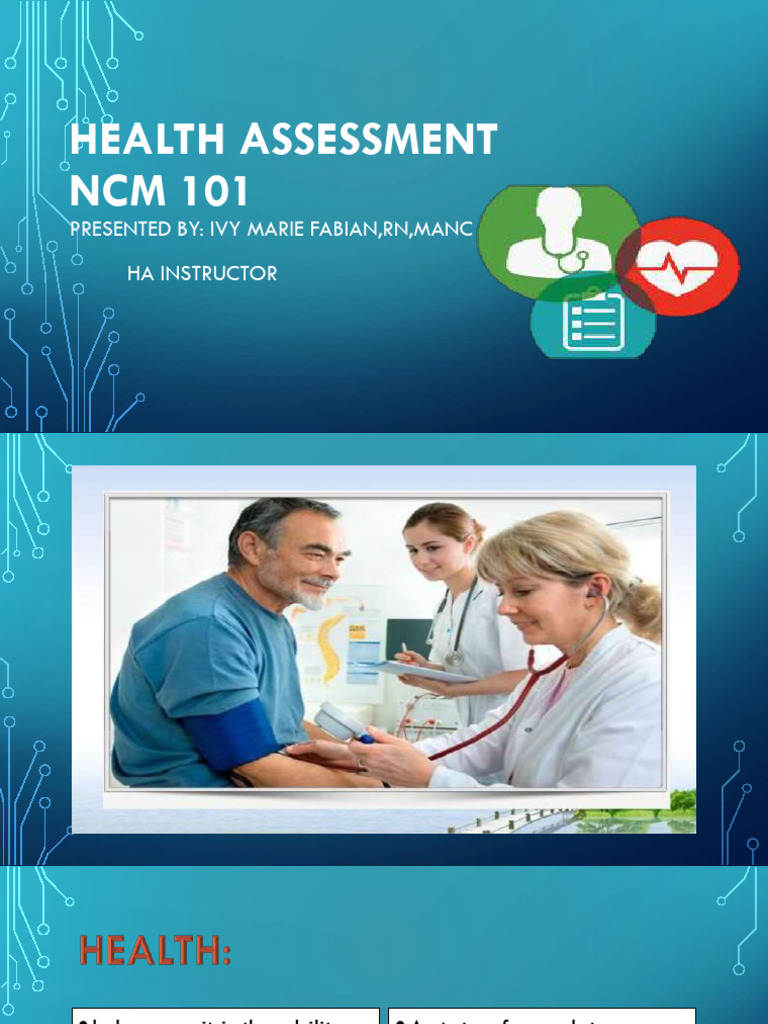 Comprehensive Health Assessment Guide | PDF | Nursing | Medical Diagnosis