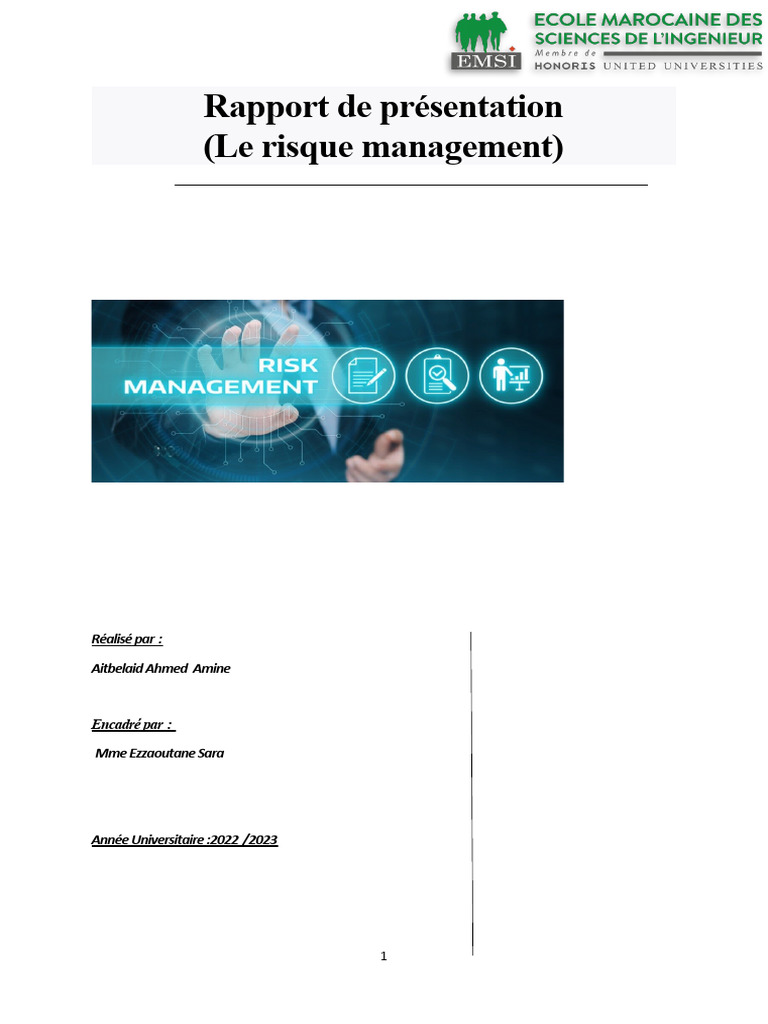Management des Risques : Guide Complet | PDF | Risque | Gestion des risques