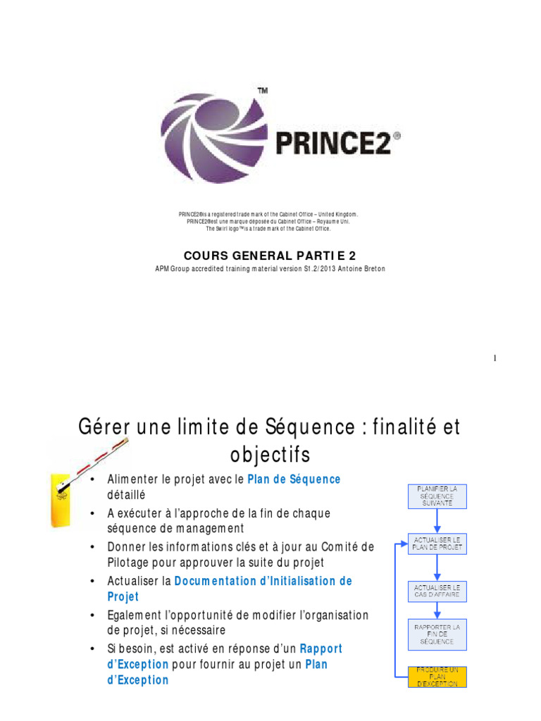 Gérer les Séquences dans PRINCE2 | PDF | Business