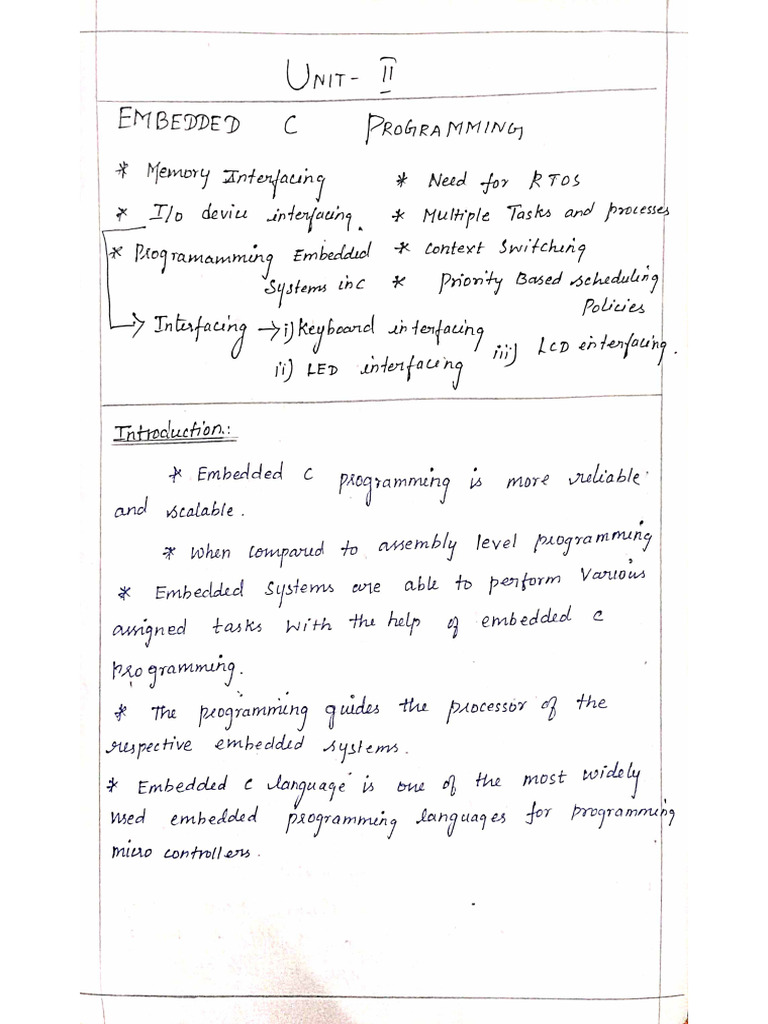 Esi Unit 2 Written Notes Pdf