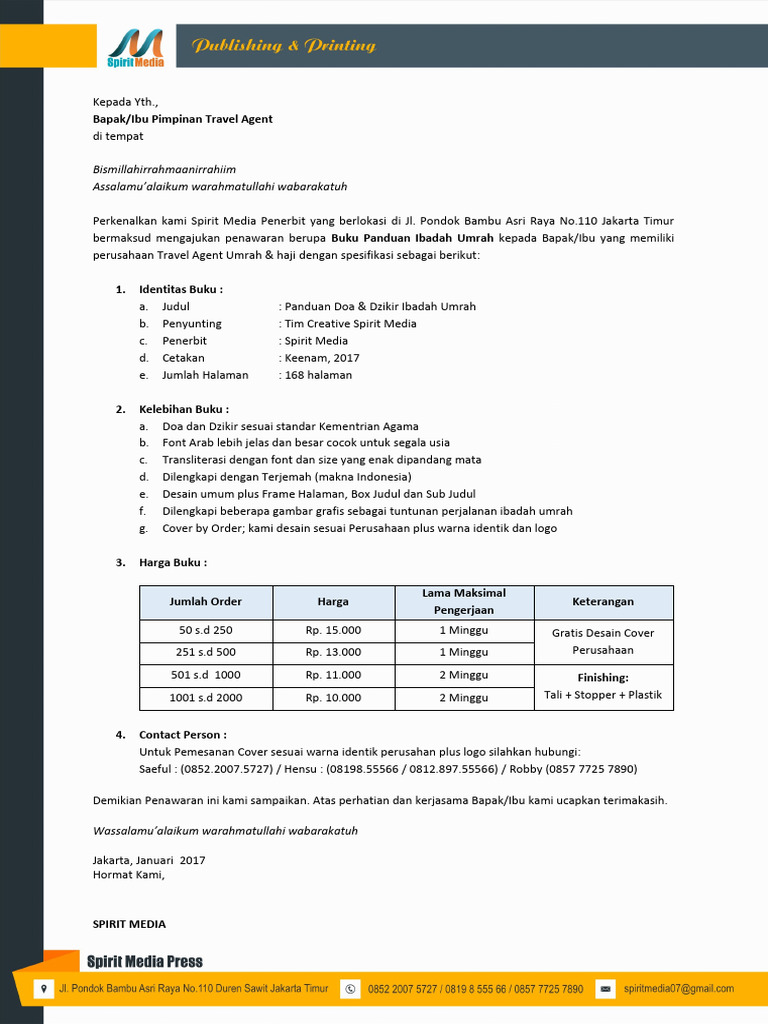 Penawaran Buku Panduan Ibadah Umrah | PDF