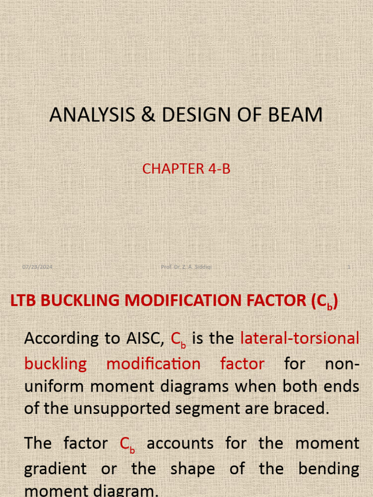 11 Analysis and Design of Beams | PDF | Buckling | Beam (Structure)