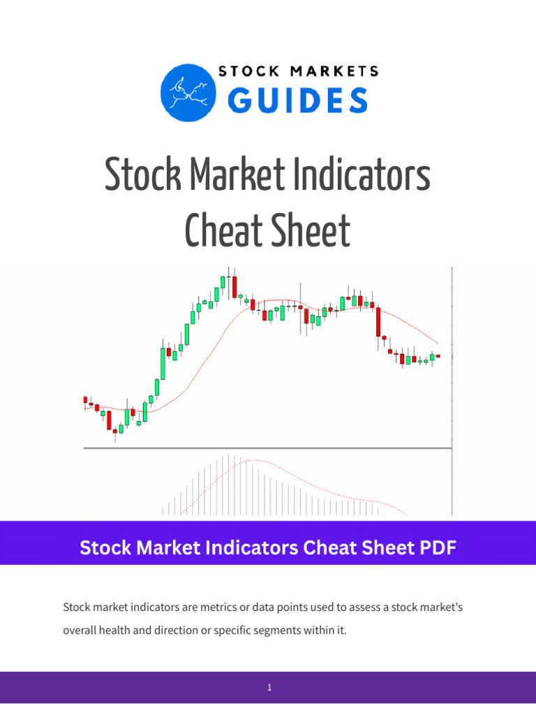 Stock Market Indicators Cheat Sheet PDF Market Trend Economies