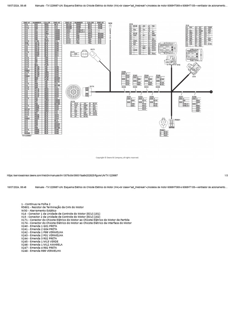 Esquema Elétrico do Motor W4 | PDF | Ciências e Matemática