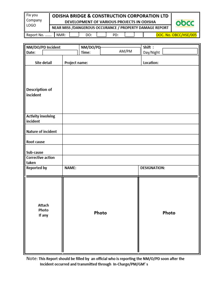 Workplace Incident Reporting Flowchart | PDF