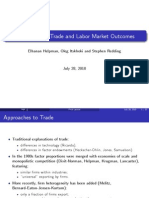 Helpman Itskhoki and Redding 2011 Trade and Labor Market Slides