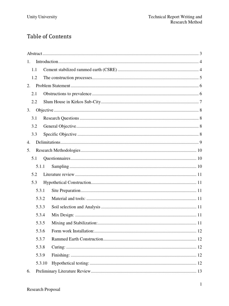 CSRE Construction Research Proposal | PDF | Concrete | Sampling ...