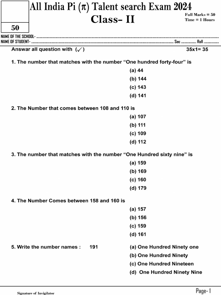 Class 2 | PDF