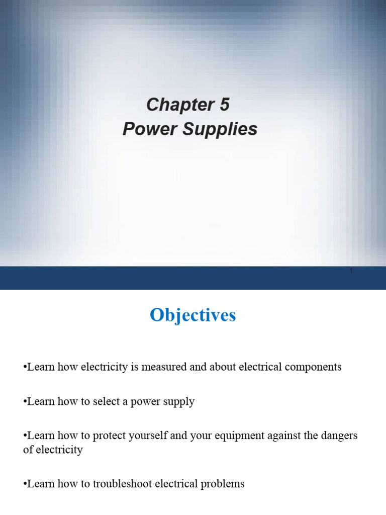 Understanding Power Supplies in PCs | PDF | Power Supply | Electronics