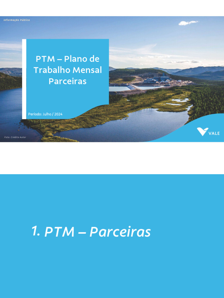 PTM Contratadas - Ciclo 07 - Julho - 2024 | PDF