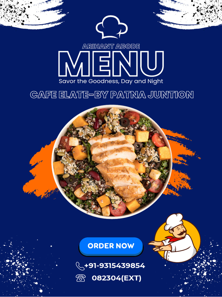 Arihant Abode Restaurant Menu | PDF | Food And Drink Preparation | Food ...