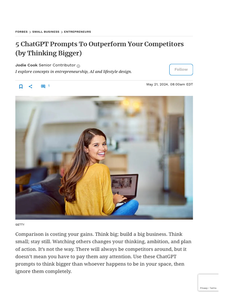 Boost Business with 5 ChatGPT Prompts | PDF | Advertising | Strategic ...