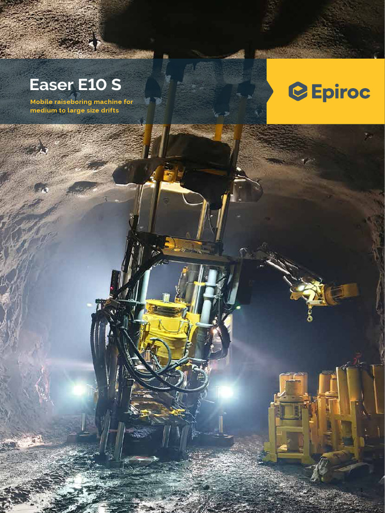 Easer E10 S: Versatile Raiseboring Rig | PDF | Manufactured Goods